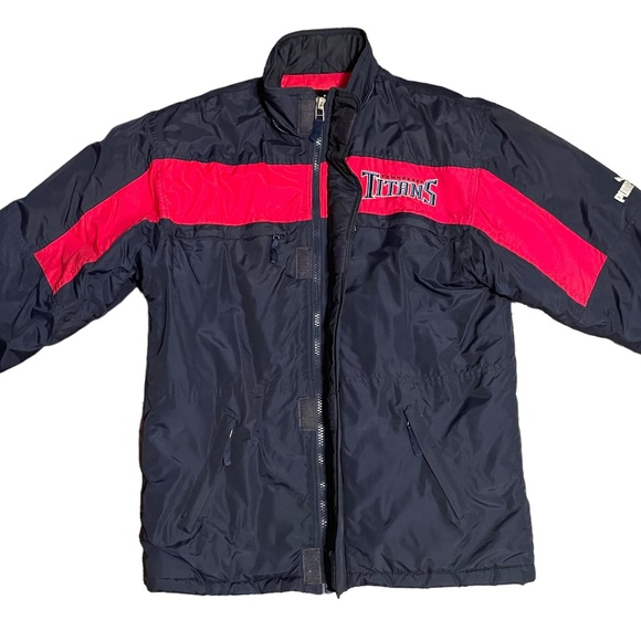 Vintage Puma‎ NFL Tennessee Titans Winter Football Stadium Coat Size M - Picture 3 of 8